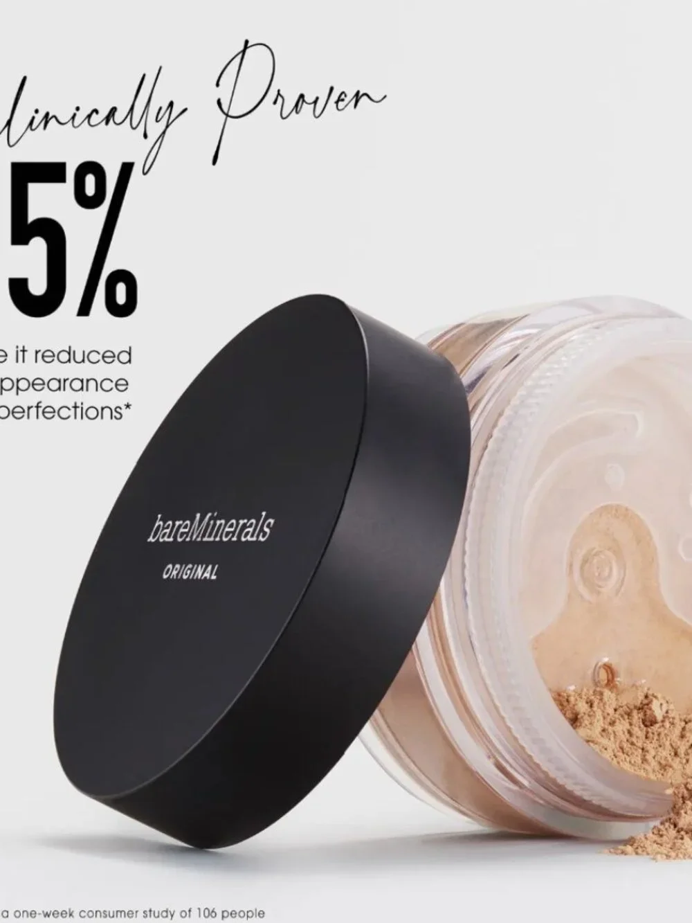 bareMinerals Original Powder Foundation SPF15 ~ Fair 01 (Porcelain) 8g/Mini NIB